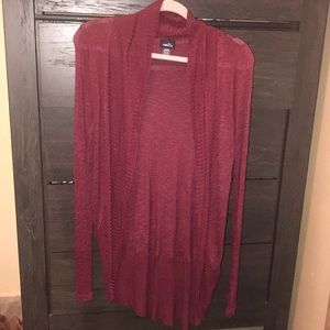 Maroon Cardigan